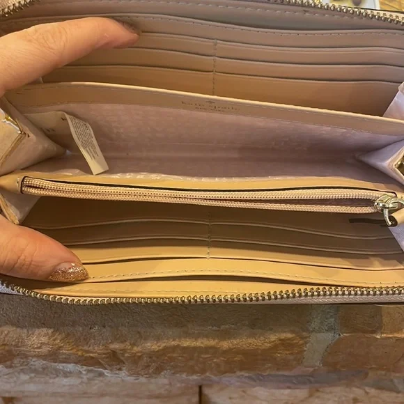 Kate Spade Metallic Zippy Wallet - Picture 13 of 13